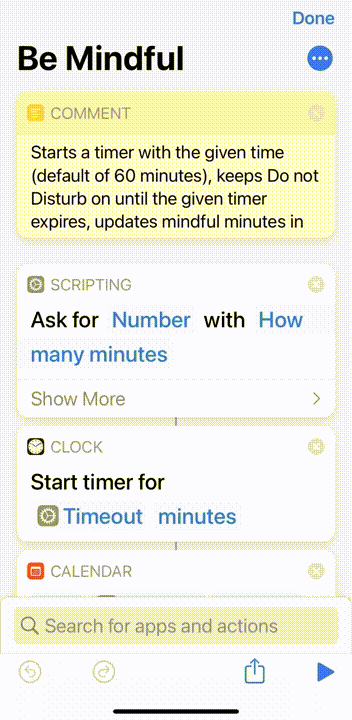 Custom Shortcuts in iOS14
